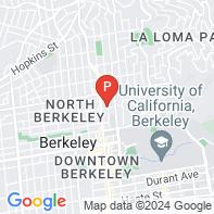 View Map of 1650 Walnut Street,Berkeley,CA,94709